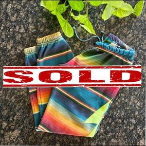 ❣️SOLD❣️AVIATOR NATION SERAPE⚡️STITCH SWEATPANTS